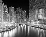 Black And White Chicago City Paint By Numbers
