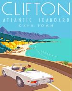 Clifton Cape Town Poster Paint By Number