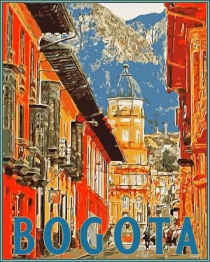Colombia Bogota Poster Paint By Number