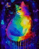 Colorful Mystical Cat Paint By Number