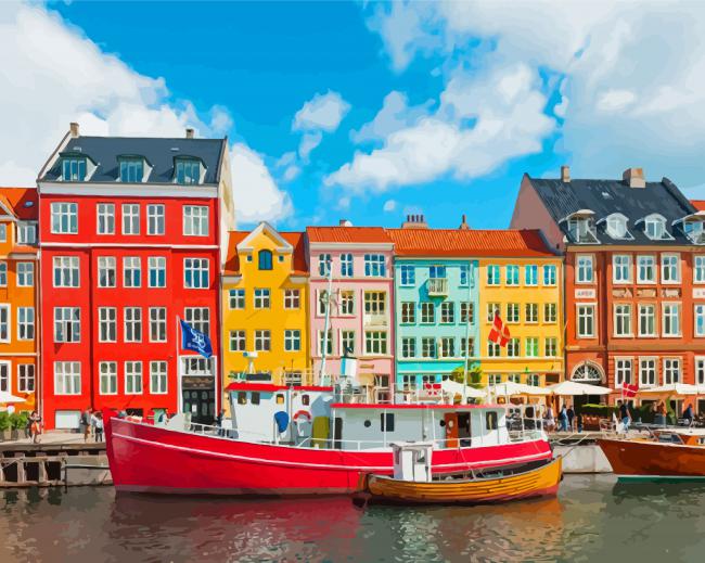 Copenhagen Denmark Paint By Number
