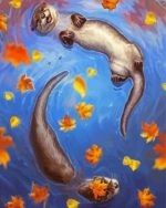 Cute Otters Paint By Numbers