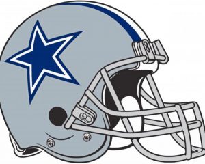 Dallas Cowboys Helmet Paint By Number