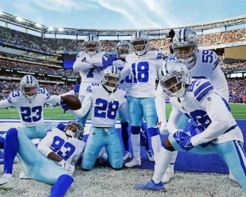 Dallas Cowboys Paint By Number
