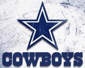 Dallas Cowboys Crest Paint By Number