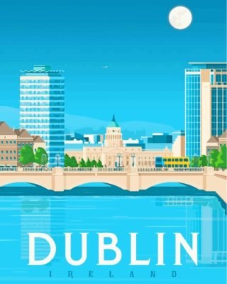 Dublin Ireland Paint By Number