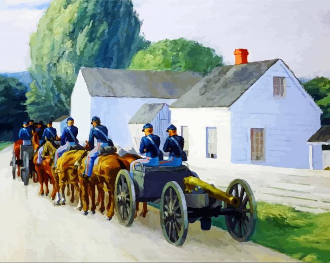 Light Battery At Gettysburg Paint By Number