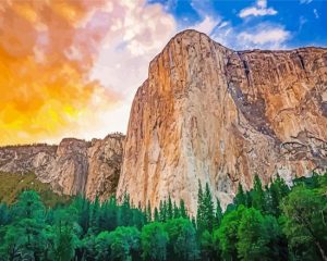 El Capitan Landscape Paint By Number