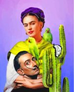 Frida Kahlo And Salvador Dali Paint By Number
