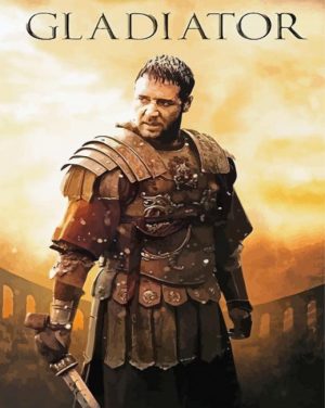 Gladiator Movie Poster Paint By Number