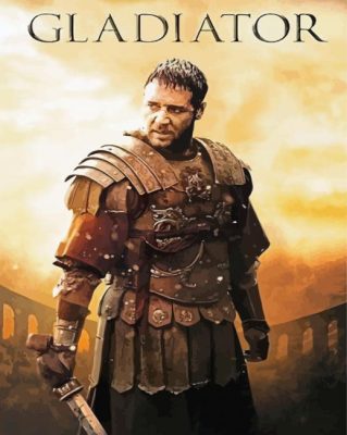 Gladiator Movie Poster Paint By Number