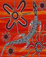 Goanna Aboriginal Paint By Number