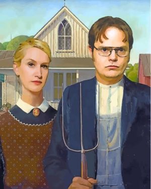 Gothic Dwight And Angela Paint By Number