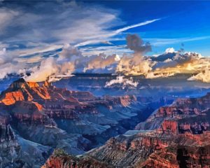 Grand Canyon North Rim Paint By Number