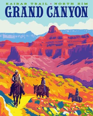 Grand Canyon Poster Paint By Number