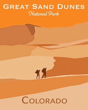 Great Sand Dunes Paint By Number