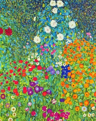 Country Garden With Sunflowers Paint By Number