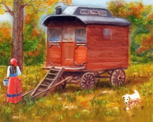 Gypsy Caravan Paint By Numbers