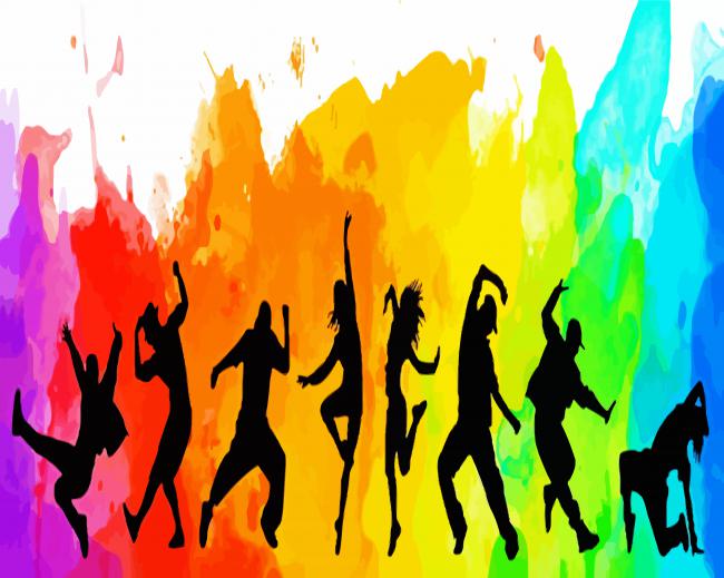 Hip Hop Dancers Art Paint By Numbers