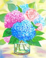 Hydrangea Bouquet Art Paint By Number