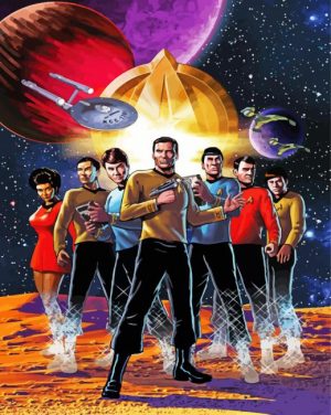 Star Trek Illustration Paint By Number