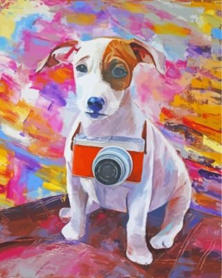 Photographer Jack Russell Paint By Number
