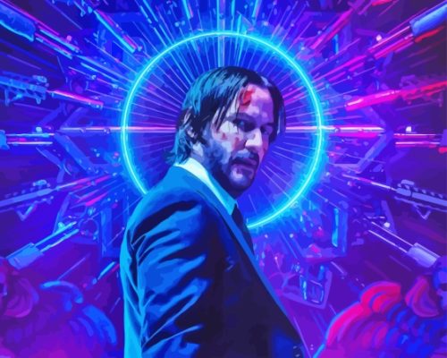 Cool John Wick Paint By Number
