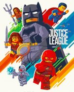 Justice League Lego paint by numbers