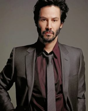 Keanu Reeves Actor Paint By Number