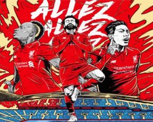 Liverpool Football Club Players Paint By Numbers