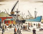 LS Lowry Glasgow Docks Paint By Numbers