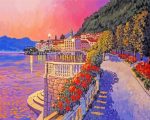 Lake Como At Sunset Paint By Numbers