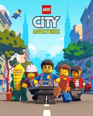 Lego City Adventures paint by numbers