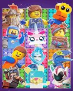 Lego Movie Characters paint by numbers