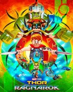 Lego Thor Ragnarock paint by number