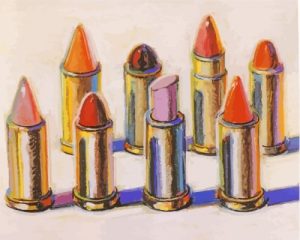 Lipsticks Art Paint By Numbers