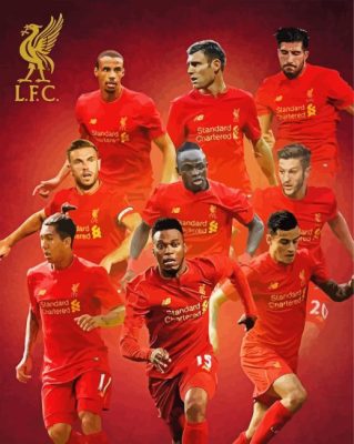 Liverpool FC Football Team Paint By Numbers