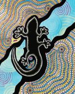 Lizard Aboriginal Art Paint By Number