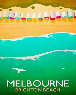 Melbourne Brighton Beach Paint By Number