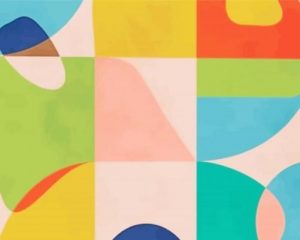 Mid Century Art Paint By Numbers