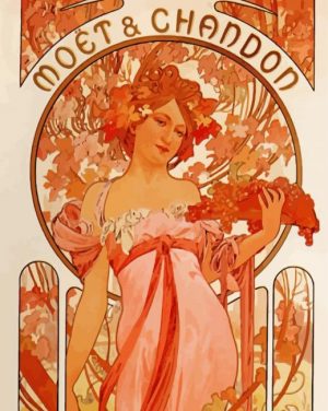Moet And Chandon White Star Paint By numbers