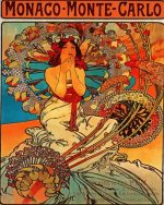 Monaco Monte Carlo Alphonse Mucha Paint By Numbers