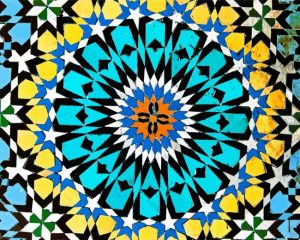 Moroccan Mosaic paint by number