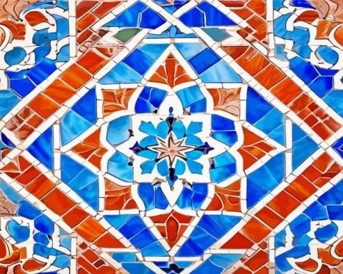 Mosaic Art paint by number