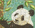 Mosaic Panda paint by number