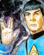 Mr Spock Vulcan Art Paint By Number