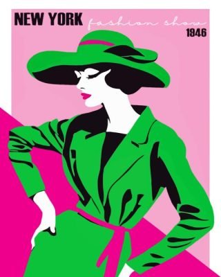 NYC Fashion Poster Paint By Number