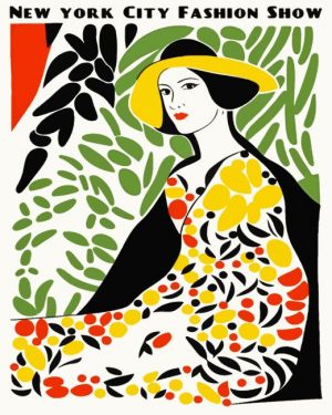 NYC Fashion Poster Paint By Number