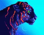 Tiger Neon Paint By Number