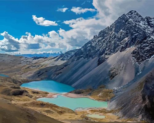 Nevado Auzangate Paint By Number